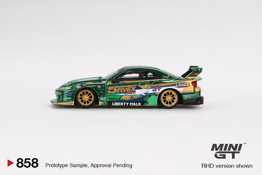 Nissan SILVIA S15 LB-SUPER SILHOUET FAUSTO RACING 2024 (RHD) MINI GT 1:64