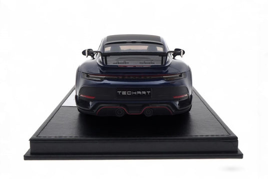 Porsche 911 (992) TECHART GTstreet R Blauw/Wit/Rood - Limited Edition 3 van 20 stuks - TECHART 1:18