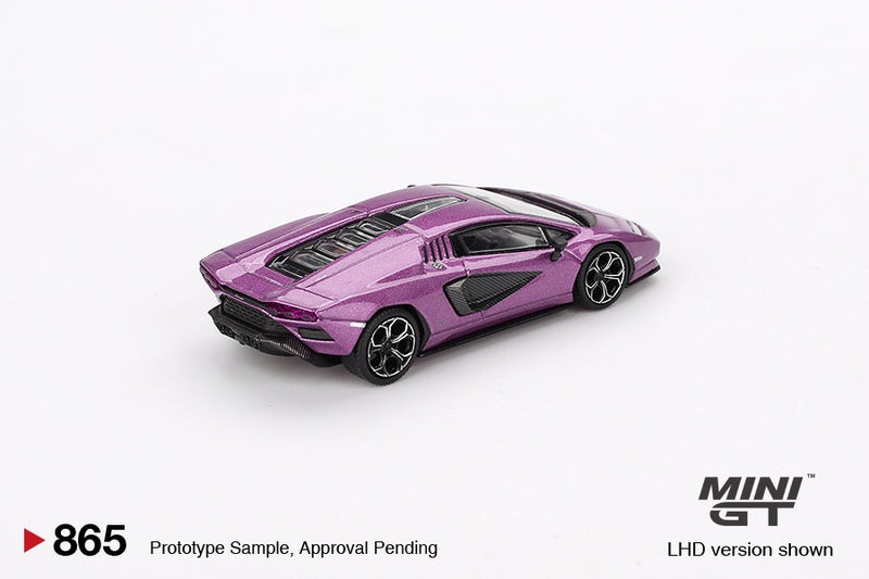 Chargez l&#39;image dans la visionneuse de la galerie, Lamborghini COUNTACH LPI 800- 4 VIOLET 30TH 2023 (LHD) MINI GT 1:64
