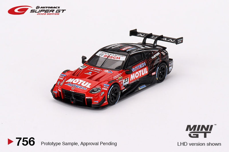 Load image into Gallery viewer, Nissan Z GT500 #23 MOTUL AUTECH Z SUPER GT SERIES 2021 (LHD) MINI GT 1:64
