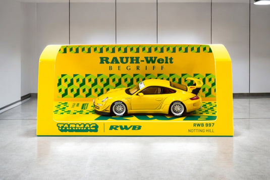Porsche RWB 997 *Notting Hill* Yellow TARMAC WORKS 1:64