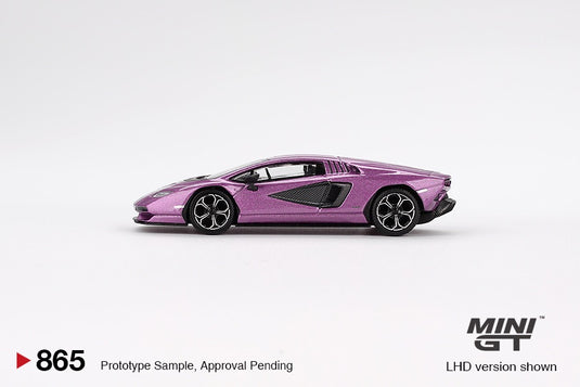 Lamborghini COUNTACH LPI 800- 4 VIOLET 30TH 2023 (LHD) MINI GT 1:64