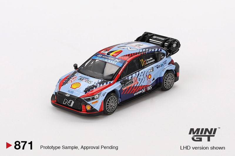 Load image into Gallery viewer, Hyundai I20 N RALLY1 HYBRID #11 RALLYE MONTE-CARLO WINNER 2024 (LHD) MINI GT 1:64
