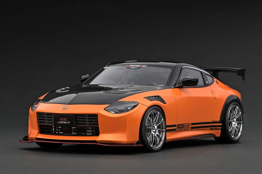 NISSAN TOP SECRET FAIRLADY Z (RZ34) ORANJE IGNITION MODEL 1:18