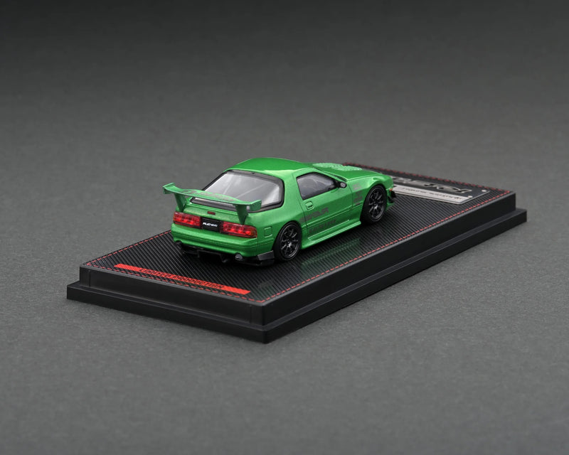 Chargez l'image dans la visionneuse de la galerie, Mazda RX-7 (FC3S) ROUGE Amemiya VERT IGNITION MODEL 1:64
