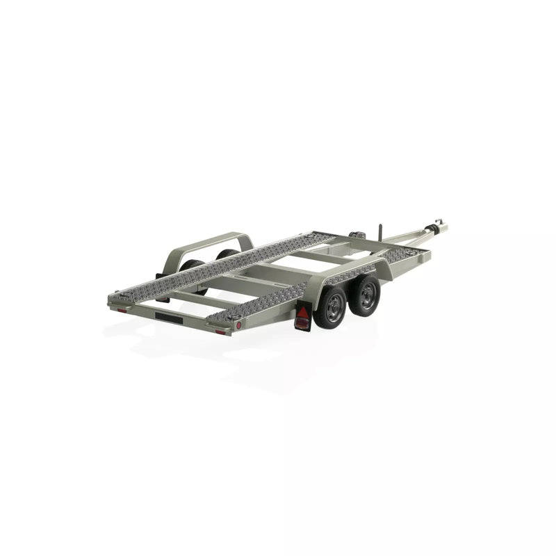 Load image into Gallery viewer, Car TRANSPORT TRAILER SILVER 1980 OTTOmobile 1:18
