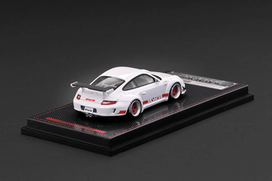 PORSCHE RWB 997 GT3 WHITE IGNITION MODEL 1:64