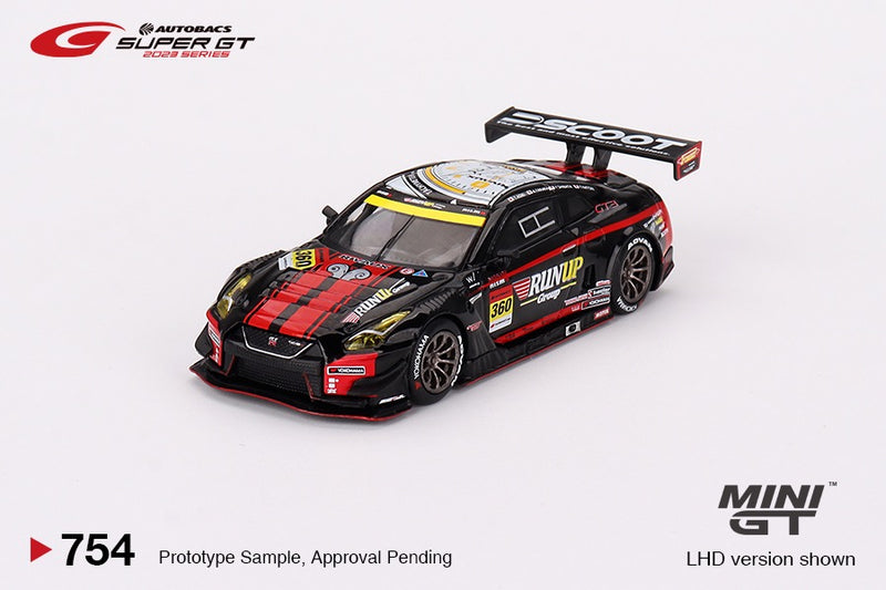 Load image into Gallery viewer, Nissan GTR (35) NISMO GT3 #360 RUNUP RIVAUX TOMEI SPORTS SUPER GT SERIES 2023 (LHD) MINI GT 1:64
