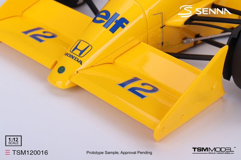 Load image into Gallery viewer, Lotus 99T #12 AYRTON SENNA MONACO GRAND PRIX WINNER 1987 TSM Model 1:12
