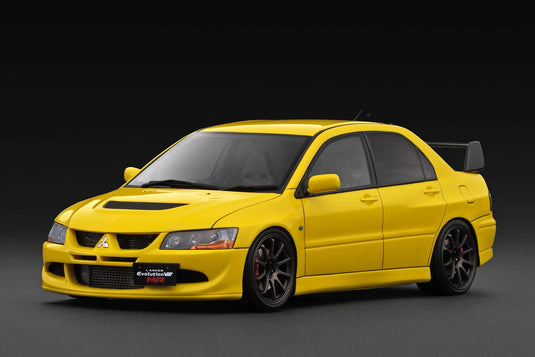MITSUBISHI LANCER EVOLUTION VIII MR (CT9A) JAUNE IGNITION MODEL 1:18
