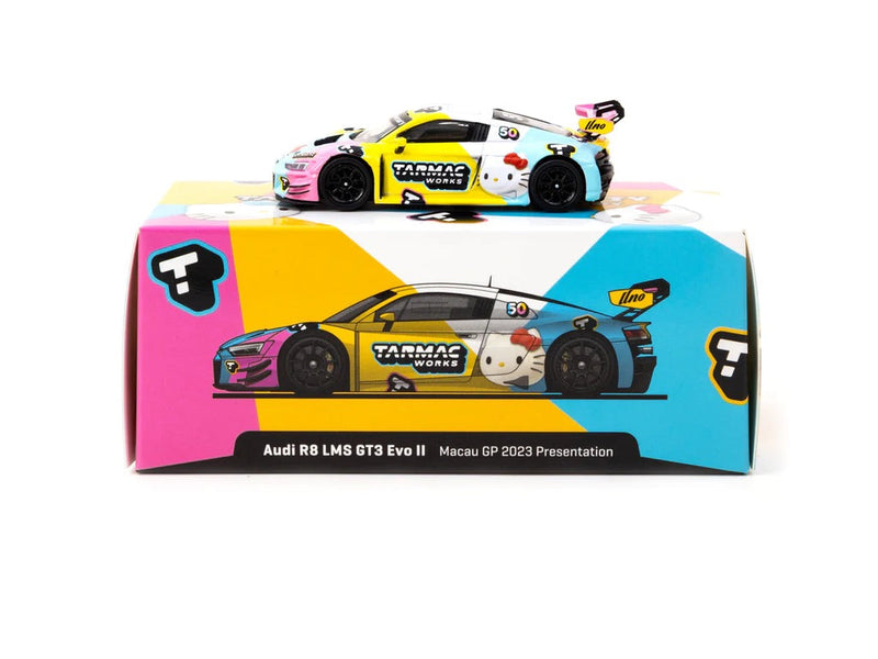 Load image into Gallery viewer, Audi R8 LMS GT3 Evo II Macau GP 2023 TARMAC WORKS 1:64
