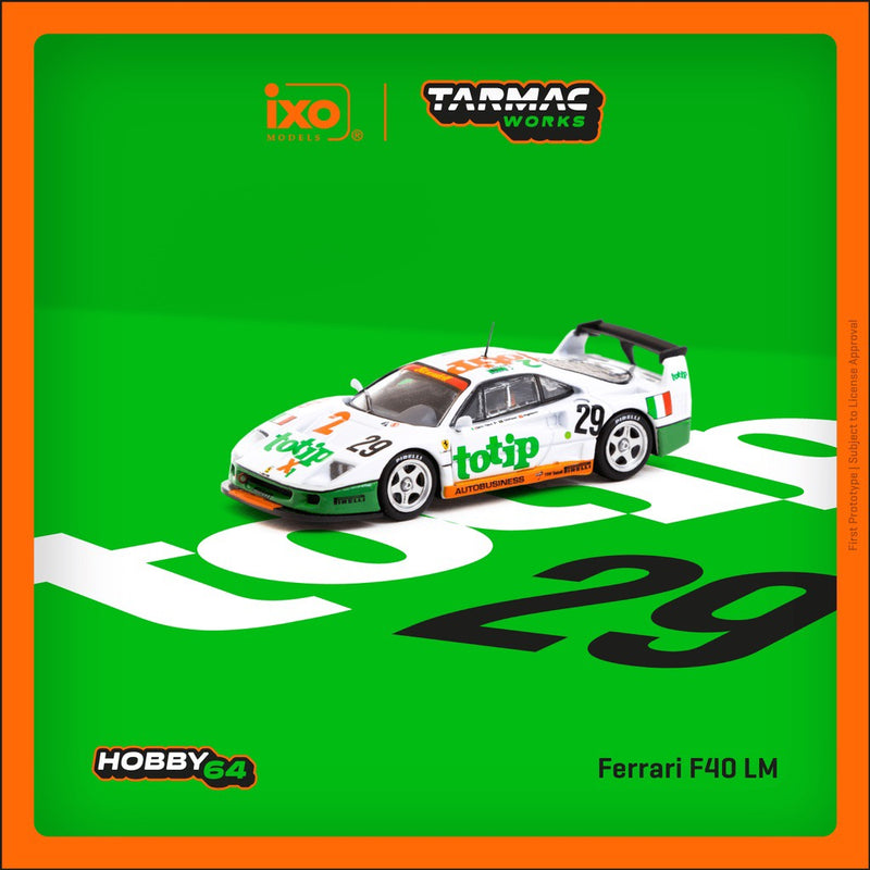 Load image into Gallery viewer, Ferrari F40 24H Le Mans 1994 TARMAC WORKS 1:64
