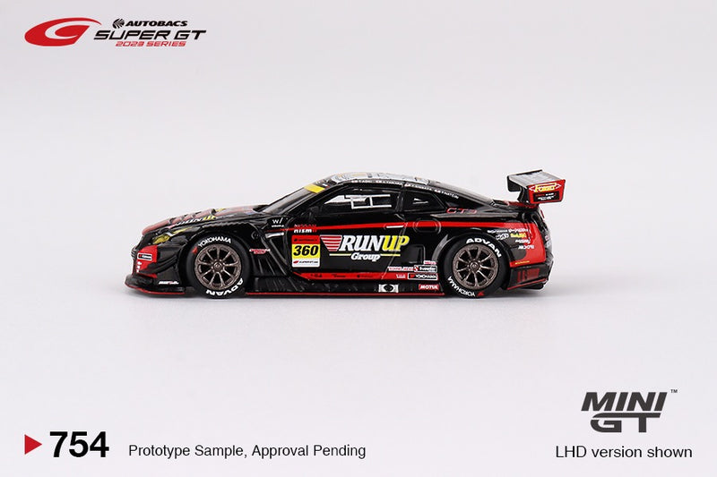 Load image into Gallery viewer, Nissan GTR (35) NISMO GT3 #360 RUNUP RIVAUX TOMEI SPORTS SUPER GT SERIES 2023 (LHD) MINI GT 1:64
