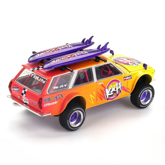 Datsun 510 WAGON 4X4 KAIDO ISLANDS V1 1969 MINI GT 1:64