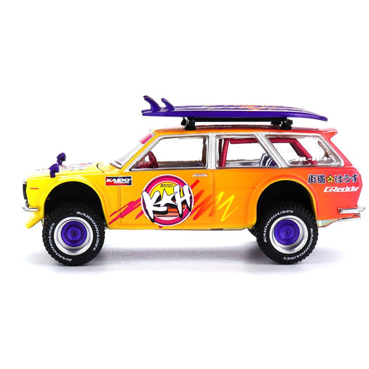 Datsun 510 WAGON 4X4 KAIDO ISLANDS V1 1969 MINI GT 1:64