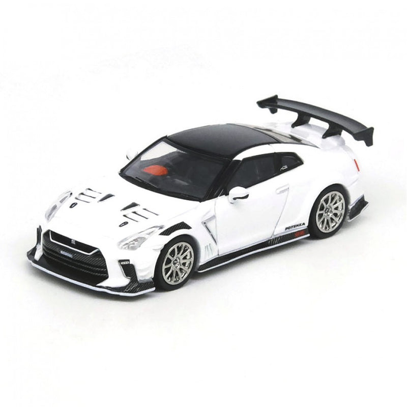 Chargez l&#39;image dans la visionneuse de la galerie, Nissan Skyline GT-R (R35) *Top Secret* Tokyo Auto Salon 2021 Blanc/Noir INNO64 Models 1:64

