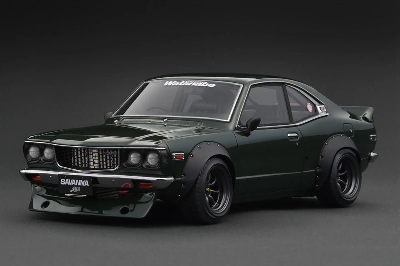 Load image into Gallery viewer, Mazda Savanna (S124A) Semi Works Green IGNITION MODEL 1:18
