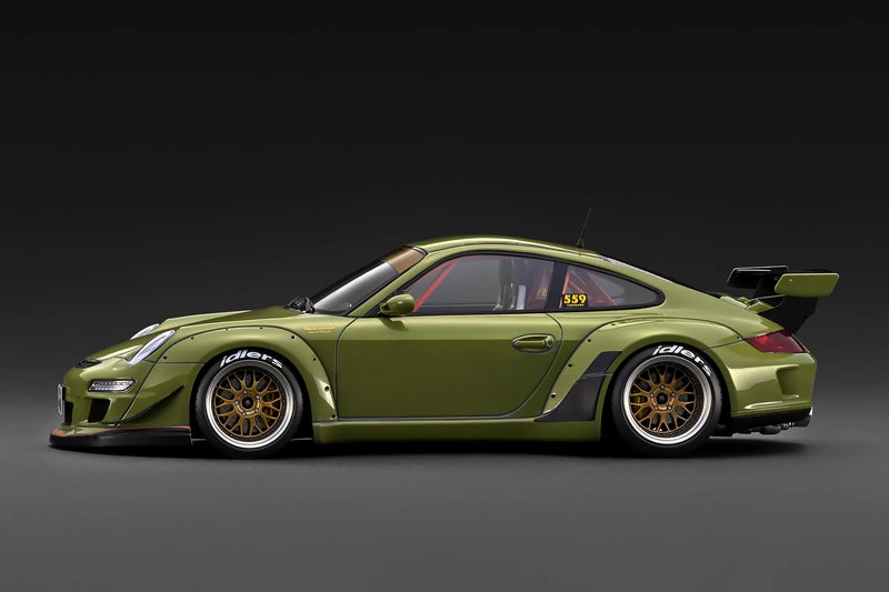 Load image into Gallery viewer, Porsche RWB 997 GREEN IGNITION MODEL 1:18

