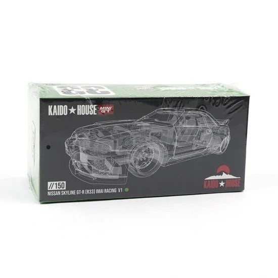 Laad de afbeelding in de Gallery-viewer, Nissan SKYLINE GT-R (R33) IMAI RACING V1 1995 MINI GT 1:64
