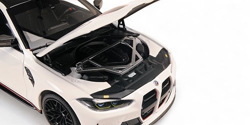 Bmw M4 CSL 2022 WHITE MINICHAMPS 1:18