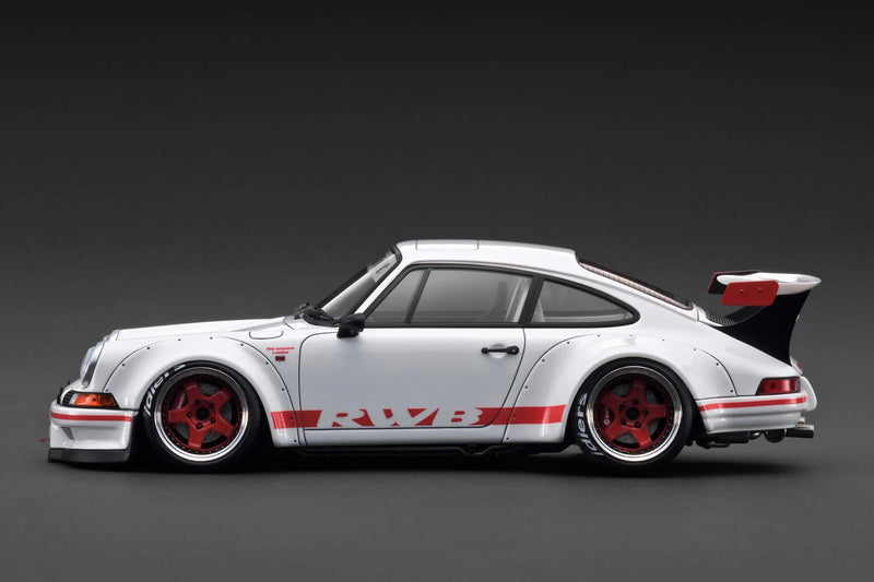 Chargez l&#39;image dans la visionneuse de la galerie, Porsche RWB Backdate Blanc IGNITION MODEL 1:18
