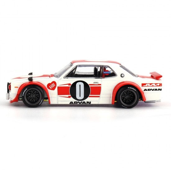 Laad de afbeelding in de Gallery-viewer, Nissan SKYLINE GT-R (KPGC10) KAIDO WORKS V2 1969 MINI GT 1:64
