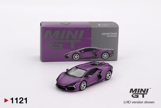 Lamborghini REVUELTO 30TH MATTE PURPLE 2024 (LHD) MINI GT 1:64