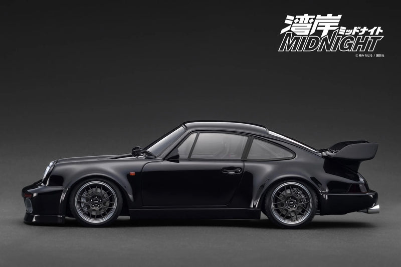 Load image into Gallery viewer, Porsche Blackbird (964) *MIDNIGHT* Black IGNITION MODEL 1:18
