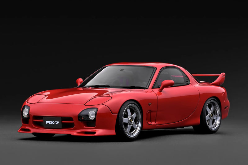 Chargez l'image dans la visionneuse de la galerie, MAZDA RX-7 (FD3S) ROUGE IGNITION MODEL 1:18
