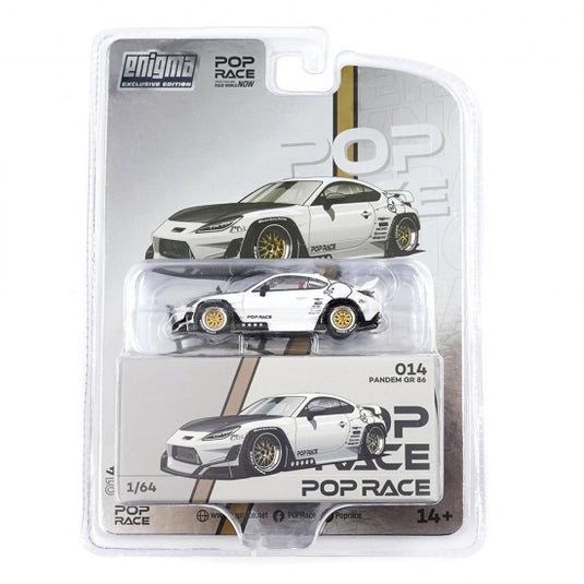 TOYOTA PANDEM GR86 BLANC POP RACE 1:64