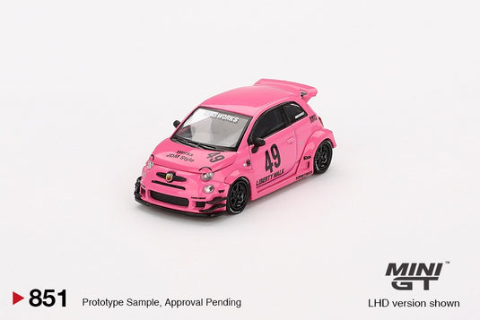 Fiat 595 ABARTH LB-WORKS X ABAS WORKS ROOS 2024 (LHD) MINI GT 1:64