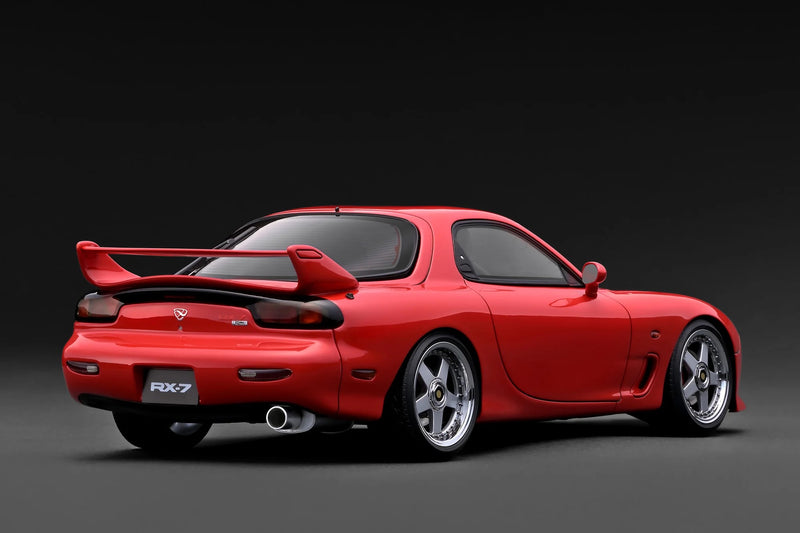 Chargez l'image dans la visionneuse de la galerie, MAZDA RX-7 (FD3S) ROUGE IGNITION MODEL 1:18
