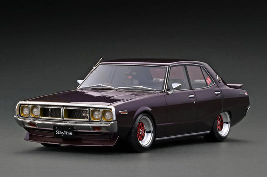 NISSAN SKYLINE 2000 GT-X (GC110) VIOLET IGNITION MODEL 1:18