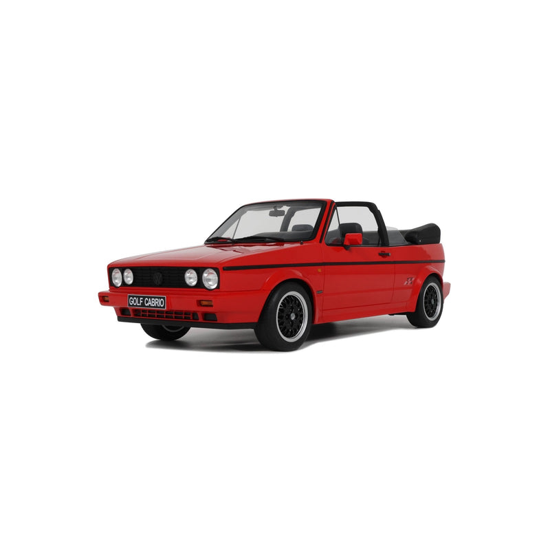 Load image into Gallery viewer, Volkswagen GOLF CONVERTIBLE SPORT LINE MK1 FLASH RED 1991 OTTOmobile 1:12
