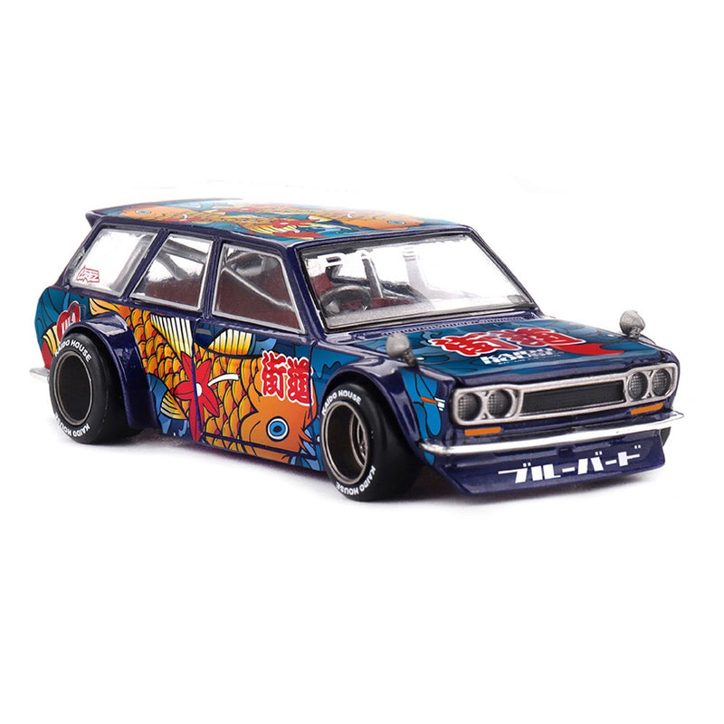 Load image into Gallery viewer, Datsun 510 WAGON KOI V1 1969 MINI GT 1:64
