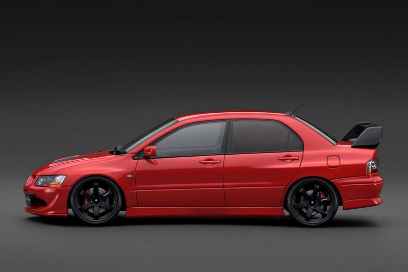 Chargez l'image dans la visionneuse de la galerie, MITSUBISHI LANCER EVOLUTION VIII MR (CT9A) ROUGE IGNITION MODEL 1:18
