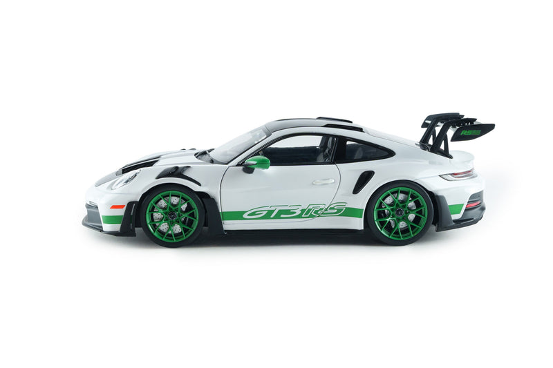 Load image into Gallery viewer, PORSCHE 911 GT3 RS - TRIBUTE TO CARRERA RS PACKAGE WHITE 2024 SOLIDO 1:18
