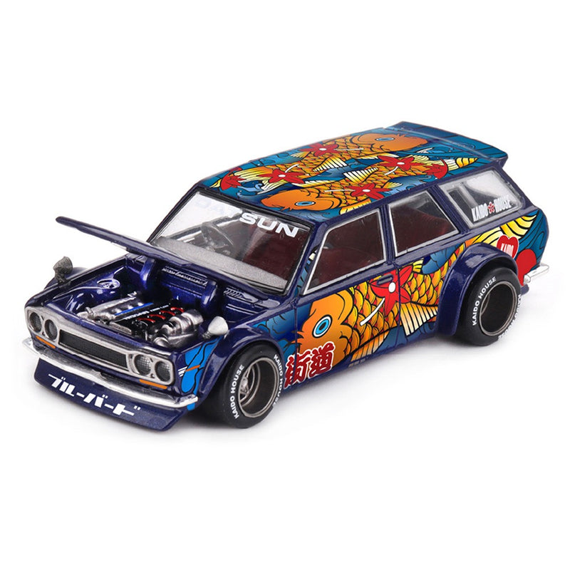Load image into Gallery viewer, Datsun 510 WAGON KOI V1 1969 MINI GT 1:64
