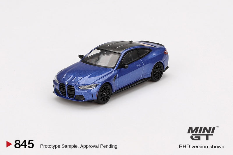 Chargez l&#39;image dans la visionneuse de la galerie, Bmw M4 (G82) COMPETITION PORTIMAO BLEU 2024 (LHD) MINI GT 1:64
