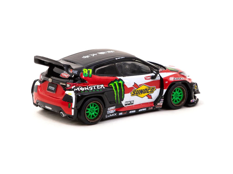 Load image into Gallery viewer, Toyota Pandem Yaris #87 Drift TARMAC WORKS 1:64
