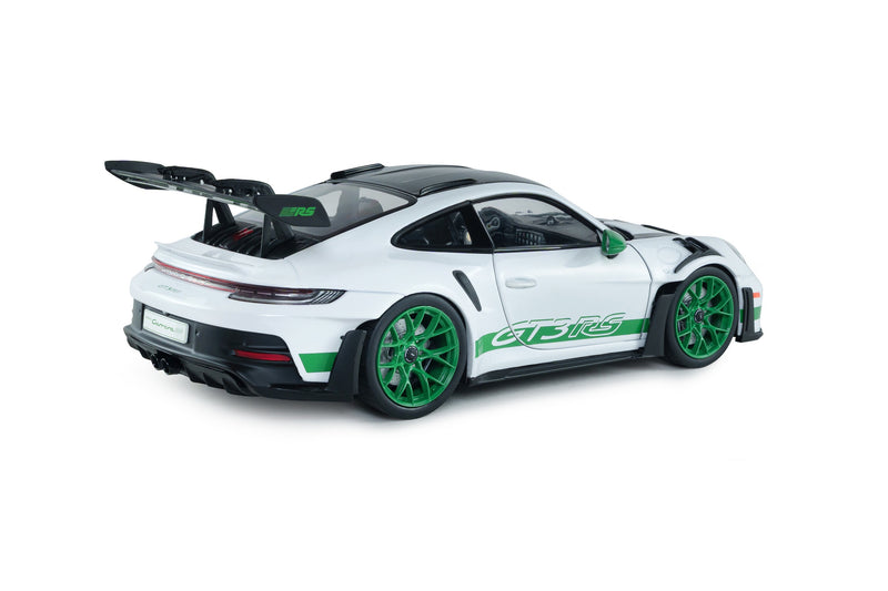 Load image into Gallery viewer, PORSCHE 911 GT3 RS - TRIBUTE TO CARRERA RS PACKAGE WHITE 2024 SOLIDO 1:18
