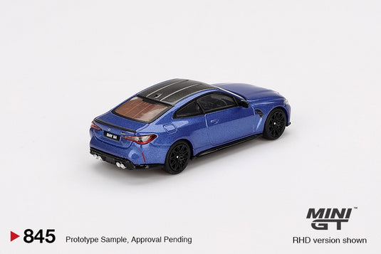 Bmw M4 (G82) COMPETITION PORTIMAO BLEU 2024 (LHD) MINI GT 1:64