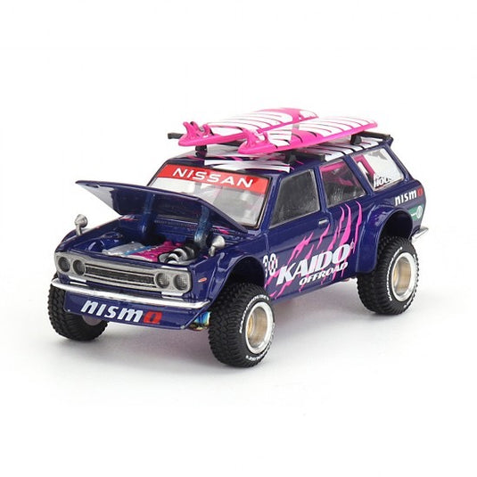 DATSUN 510 WAGON 4X4 KAIDO OFFROAD V2 1969 MINI GT 1:64