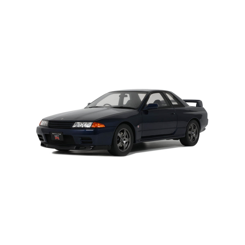 Chargez l&#39;image dans la visionneuse de la galerie, Nissan SKYLINE GT-R (BNR32) BLEU FONCÉ NACRÉ TH1 1993 OTTOmobile 1:18
