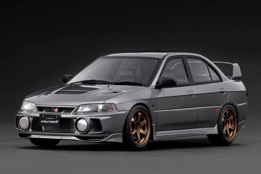 MITSUBISHI LANCER EVOLUTION IV (CN9A) GRIS IGNITION MODEL 1:18