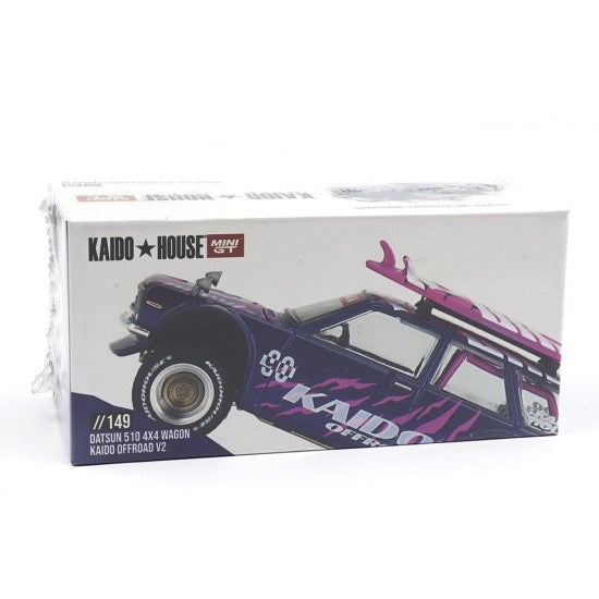 Chargez l'image dans la visionneuse de la galerie, DATSUN 510 WAGON 4X4 KAIDO OFFROAD V2 1969 MINI GT 1:64
