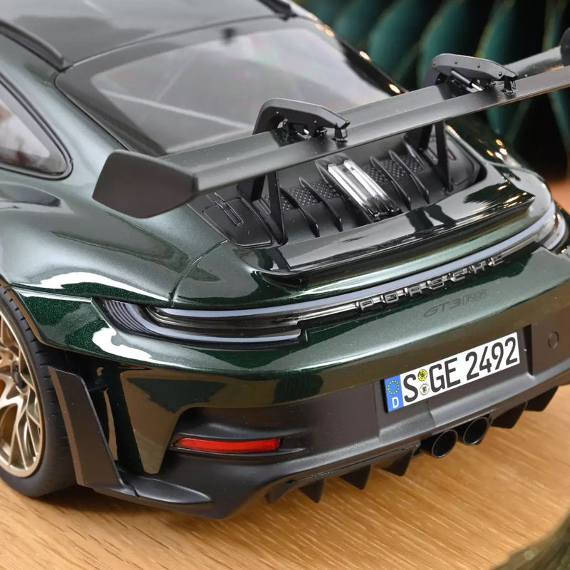 Load image into Gallery viewer, PORSCHE 911 GT3 RS 2022 GREEN/BLACK/GOLD NOREV 1:12
