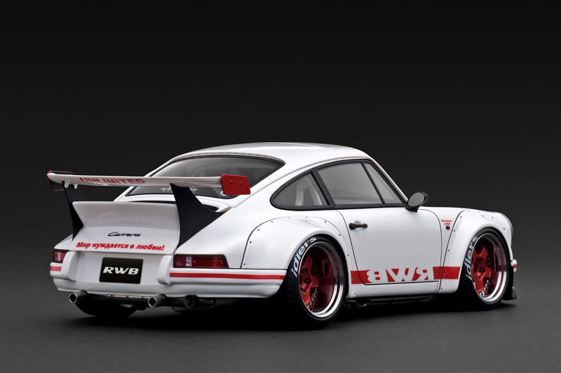 Chargez l&#39;image dans la visionneuse de la galerie, Porsche RWB Backdate Blanc IGNITION MODEL 1:18
