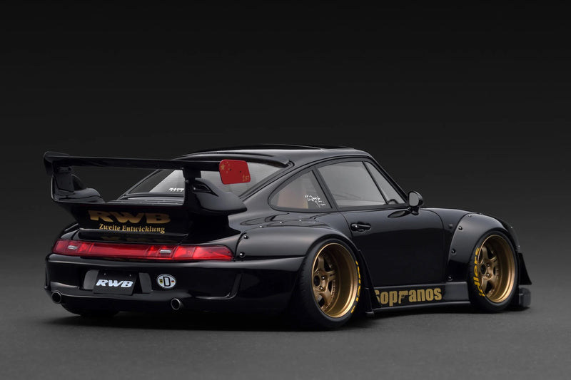 Chargez l'image dans la visionneuse de la galerie, Porsche RWB 993 NOIR IGNITION MODEL 1:18

