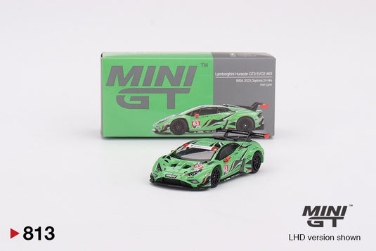 Lamborghini HURACÁN GT3 EVO2 #63 IRON LYNX DAYTONA 24 HRS 2023 (LHD) MINI GT 1:64